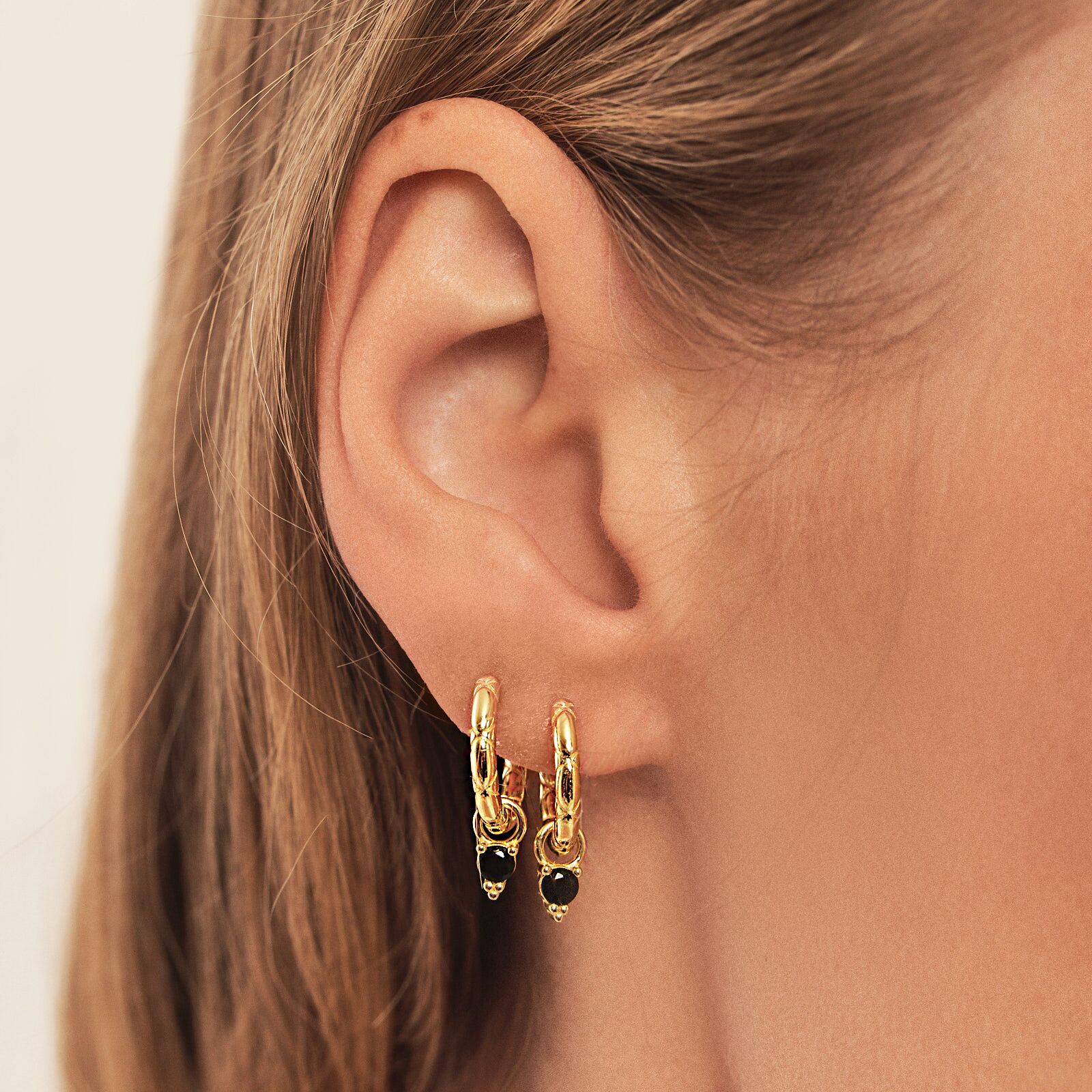 Dainty Gold Earrings - Image 2